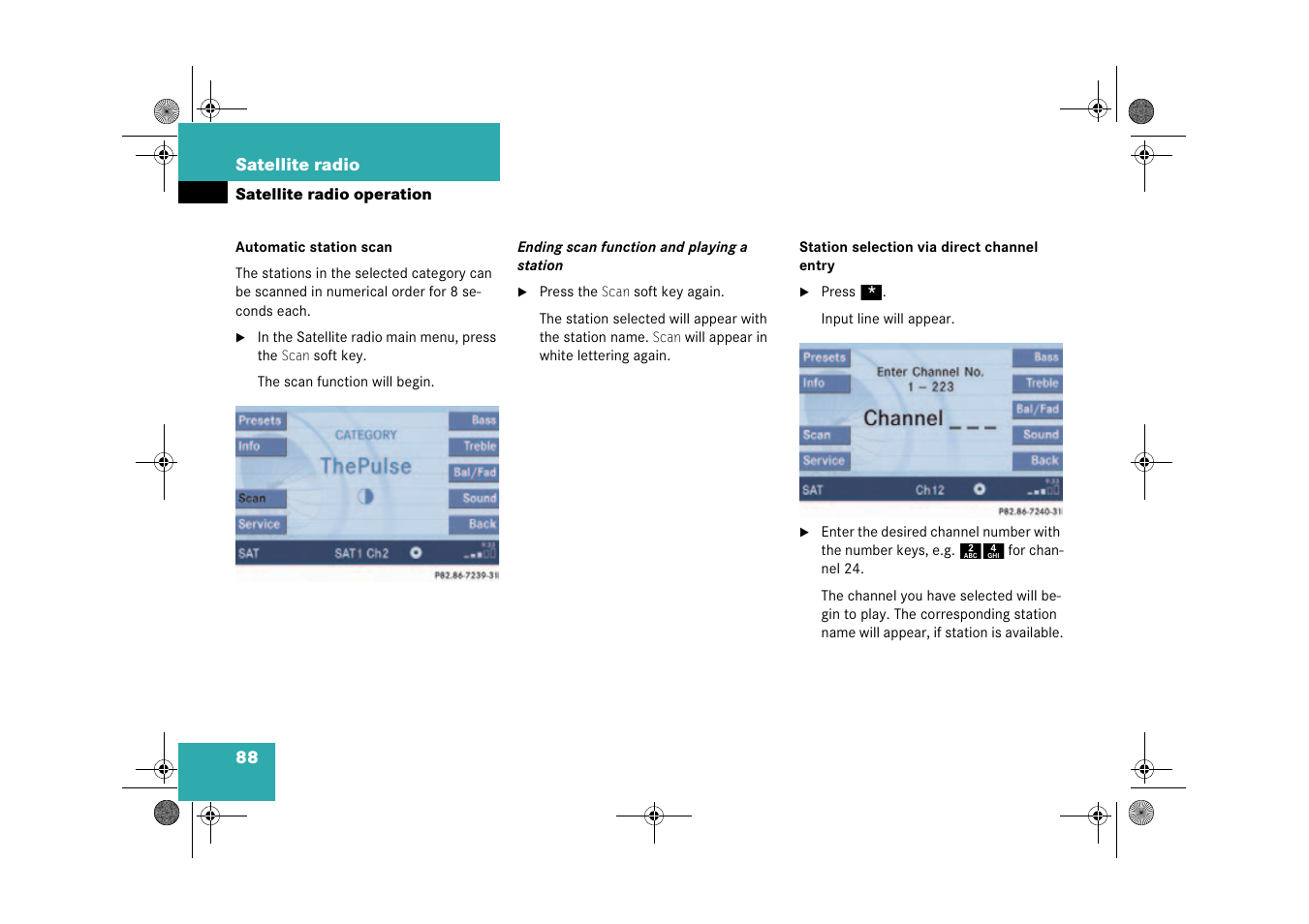 Mercedes-Benz CLK-Class 2009 COMAND Manual User Manual | Page 89 / 195