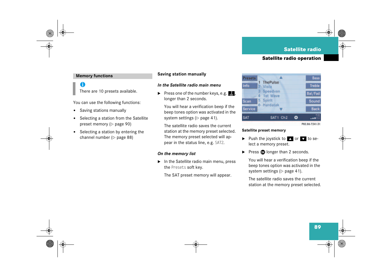 Mercedes-Benz CLK-Class 2009 COMAND Manual User Manual | Page 90 / 195