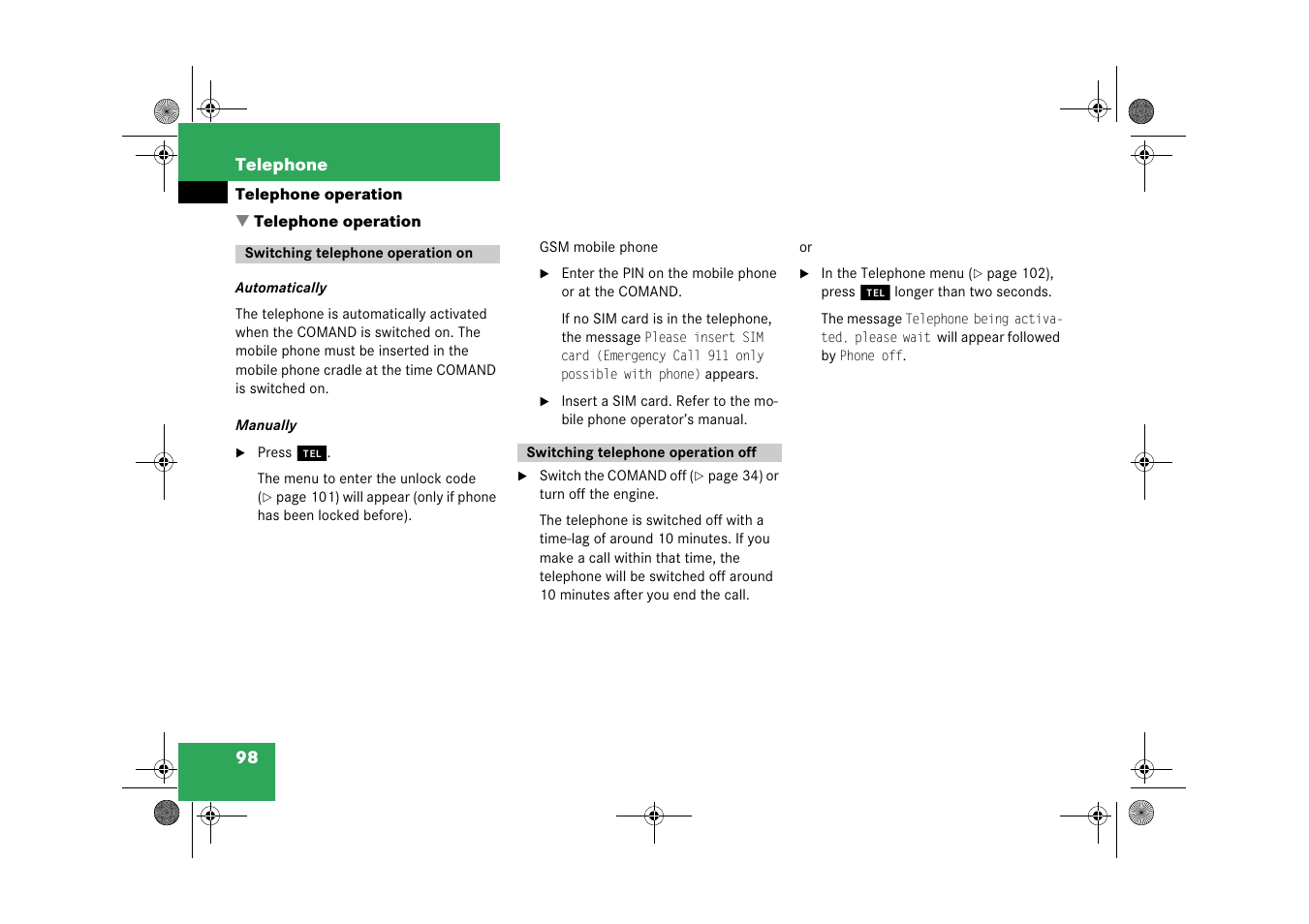 Mercedes-Benz CLK-Class 2009 COMAND Manual User Manual | Page 99 / 195