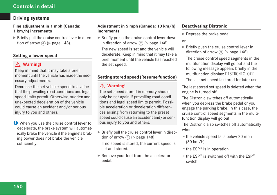 Controls in detail | Mercedes-Benz CLS-Class 2009 Owners Manual User Manual | Page 152 / 356