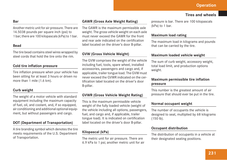 Mercedes-Benz SL-Class 2009 Owners Manual User Manual | Page 233 / 364
