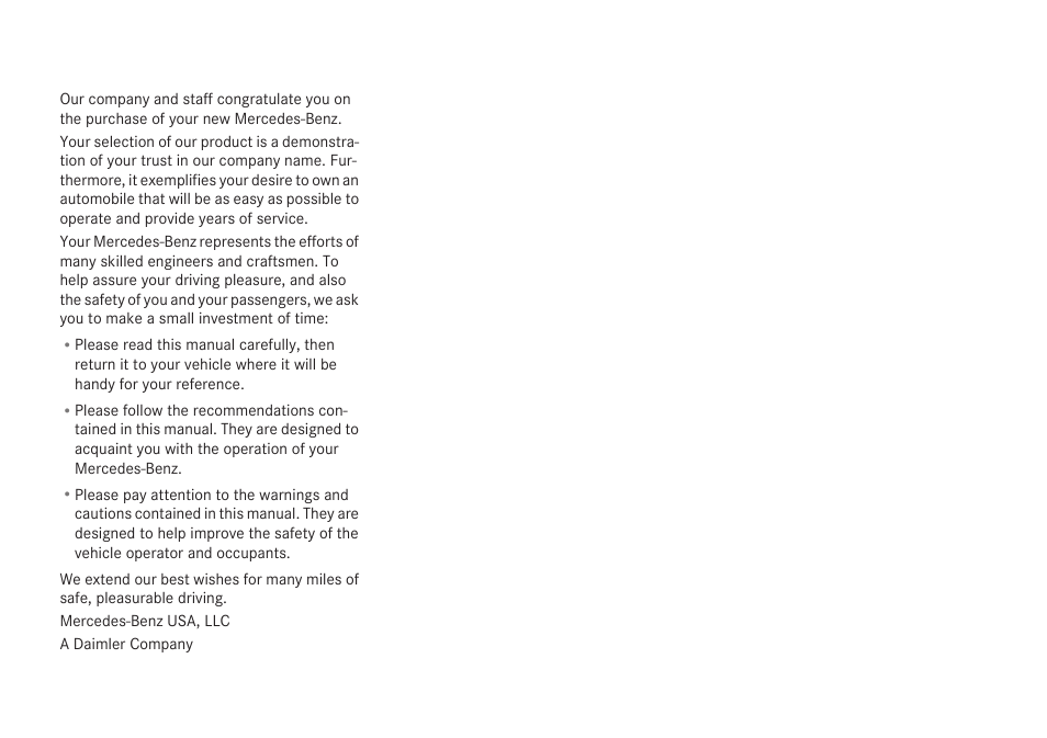 Mercedes-Benz SLK-Class 2009 Owners Manual User Manual | Page 3 / 364