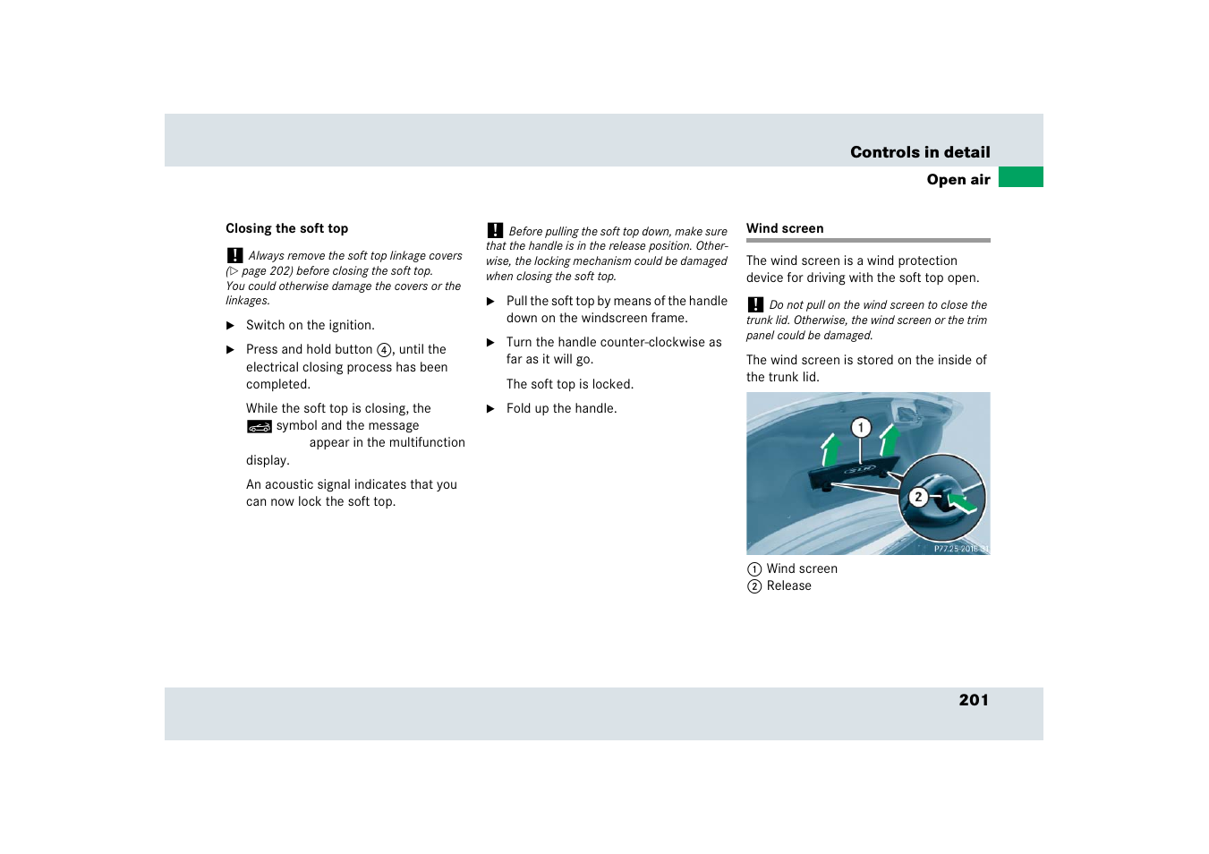 Mercedes-Benz SLR-Class 2009 User Manual | Page 201 / 426