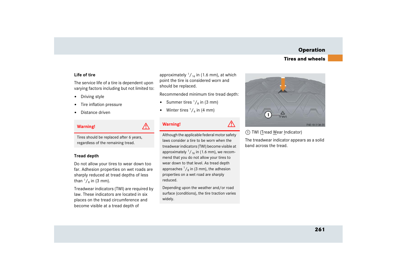 Mercedes-Benz SLR-Class 2009 User Manual | Page 261 / 426