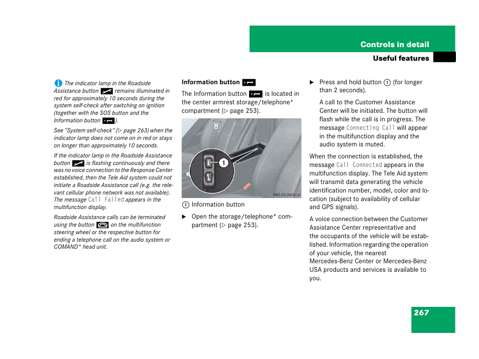 Mercedes-Benz SLK-Class 2008 Owners Manual User Manual | Page 268 / 474