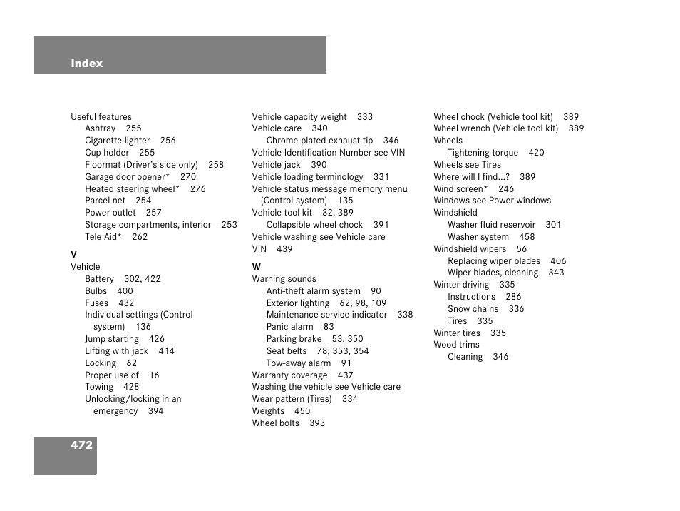 Mercedes-Benz SLK-Class 2008 Owners Manual User Manual | Page 473 / 474