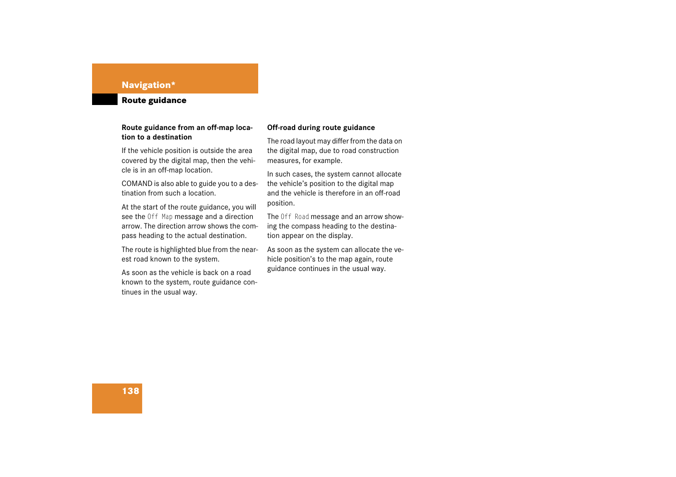 Mercedes-Benz SLK-Class 2008 COMAND Manual User Manual | Page 138 / 186