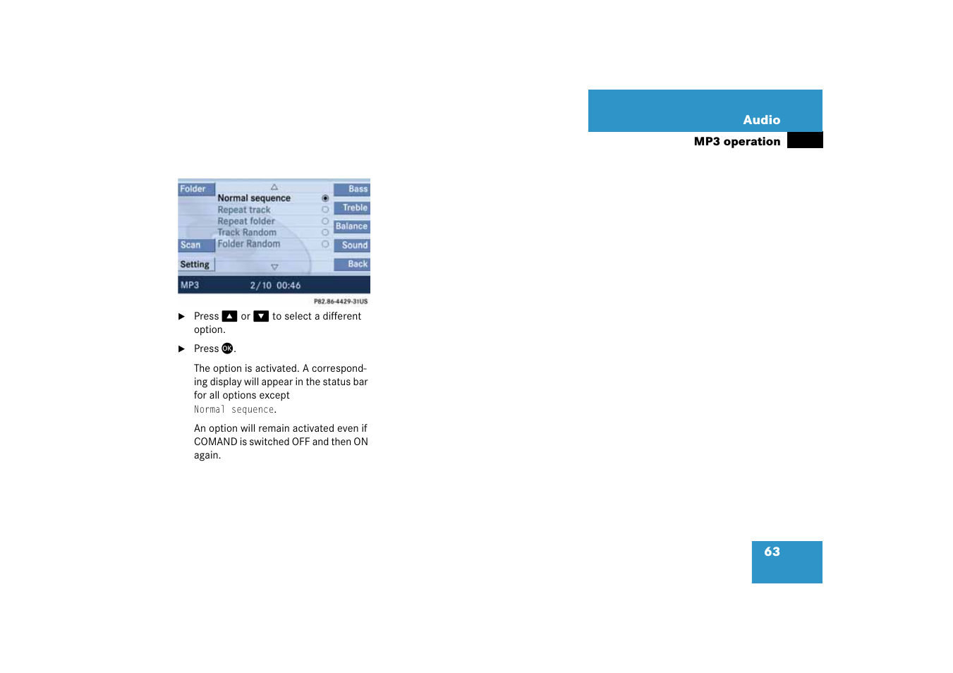 Mercedes-Benz SLK-Class 2008 COMAND Manual User Manual | Page 63 / 186