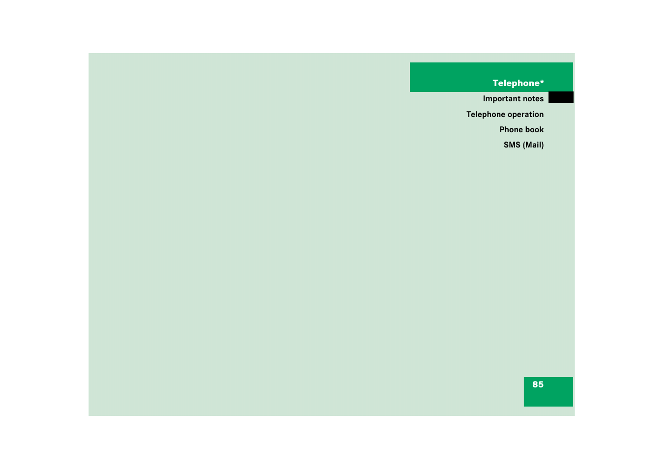 Telephone | Mercedes-Benz SLK-Class 2008 COMAND Manual User Manual | Page 85 / 186