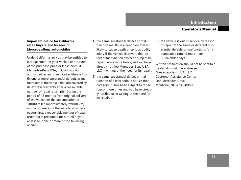 Mercedes-Benz SL-Class 2008 Owners Manual User Manual | Page 11 / 489