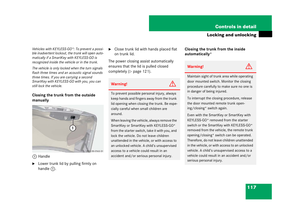 Mercedes-Benz SL-Class 2008 Owners Manual User Manual | Page 118 / 489