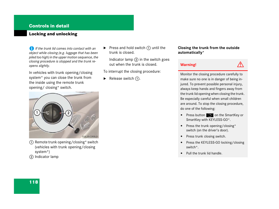 Mercedes-Benz SL-Class 2008 Owners Manual User Manual | Page 119 / 489