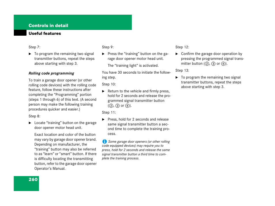 Mercedes-Benz SL-Class 2008 Owners Manual User Manual | Page 261 / 489