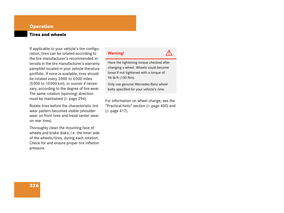 Mercedes-Benz SL-Class 2008 Owners Manual User Manual | Page 327 / 489
