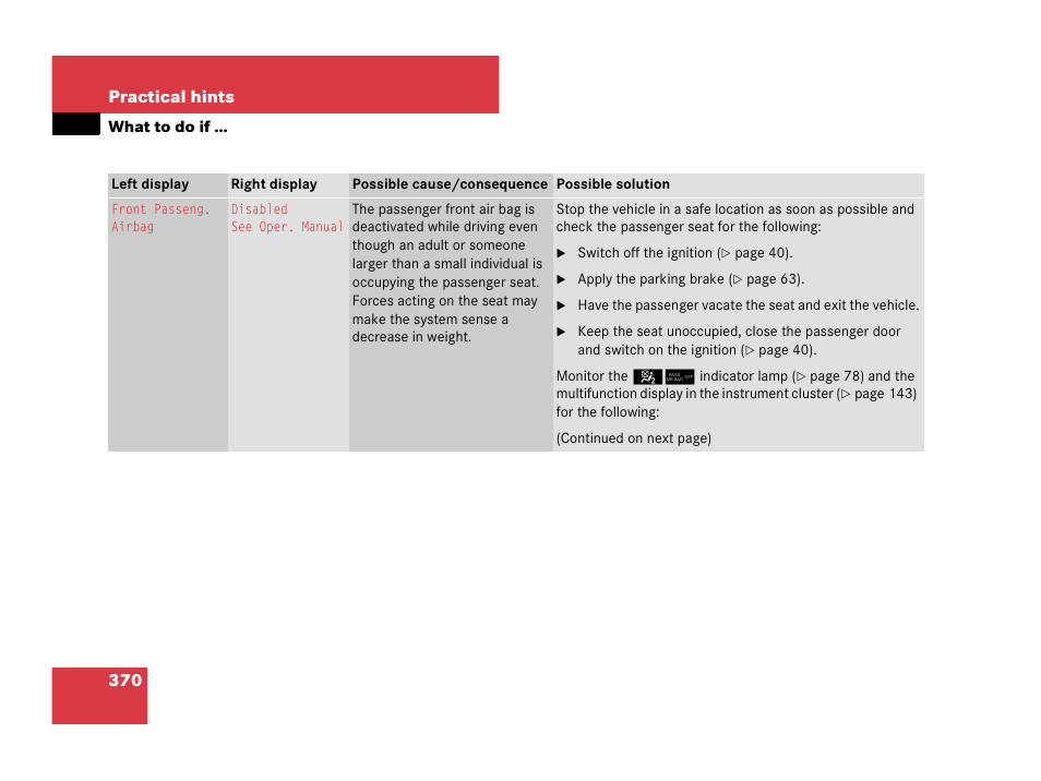 Mercedes-Benz SL-Class 2008 Owners Manual User Manual | Page 371 / 489