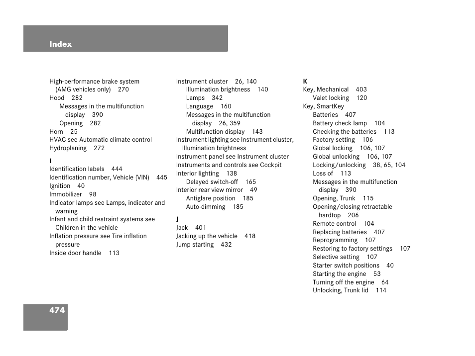 Mercedes-Benz SL-Class 2008 Owners Manual User Manual | Page 475 / 489