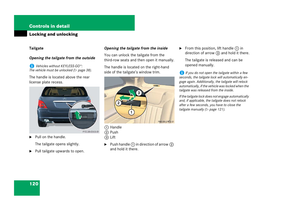 Mercedes-Benz R-Class 2008 Owners Manual User Manual | Page 121 / 569