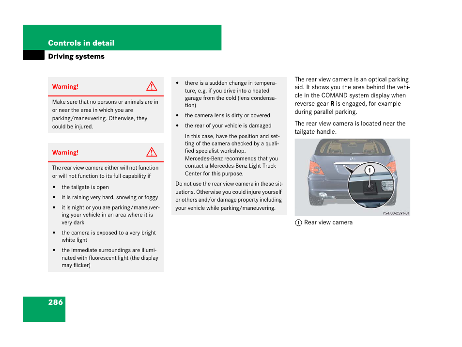 Mercedes-Benz R-Class 2008 Owners Manual User Manual | Page 287 / 569