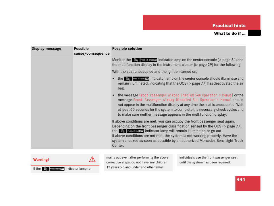 Mercedes-Benz R-Class 2008 Owners Manual User Manual | Page 442 / 569