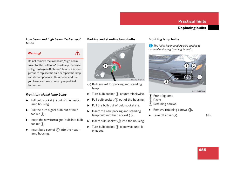 Mercedes-Benz R-Class 2008 Owners Manual User Manual | Page 486 / 569