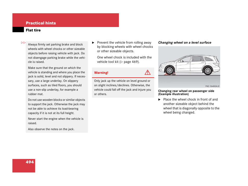 494 practical hints | Mercedes-Benz R-Class 2008 Owners Manual User Manual | Page 495 / 569