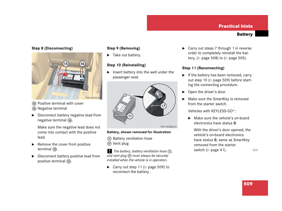 509 practical hints | Mercedes-Benz R-Class 2008 Owners Manual User Manual | Page 510 / 569