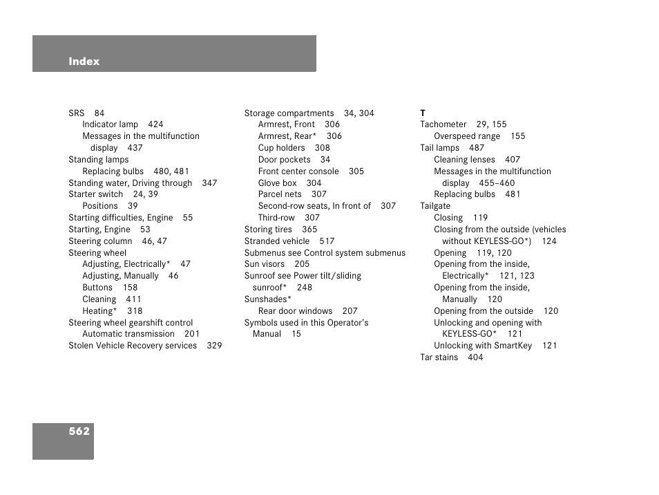 Mercedes-Benz R-Class 2008 Owners Manual User Manual | Page 563 / 569