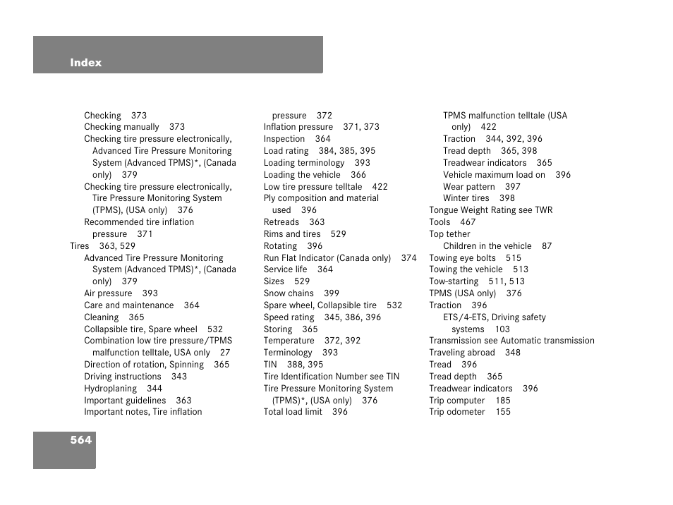 Mercedes-Benz R-Class 2008 Owners Manual User Manual | Page 565 / 569