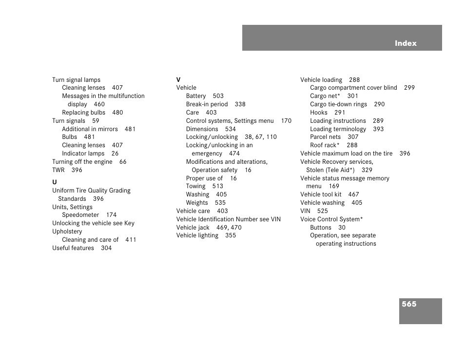 Mercedes-Benz R-Class 2008 Owners Manual User Manual | Page 566 / 569