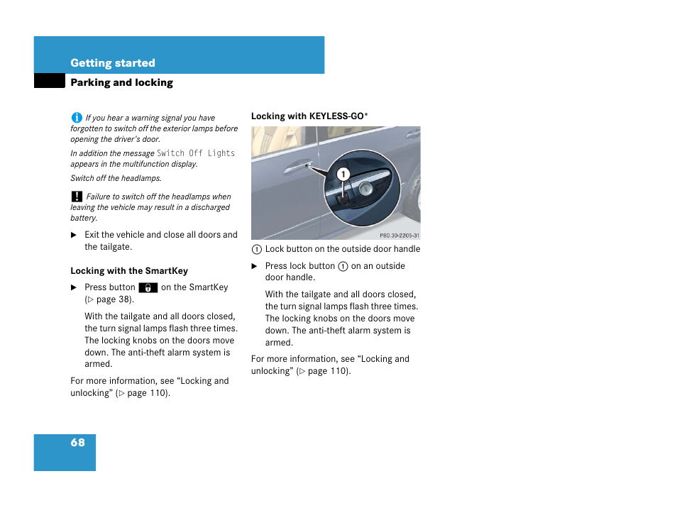 Mercedes-Benz R-Class 2008 Owners Manual User Manual | Page 69 / 569
