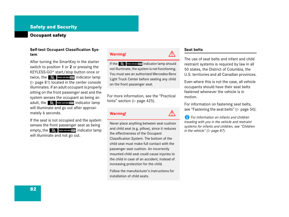 Seat belts | Mercedes-Benz R-Class 2008 Owners Manual User Manual | Page 83 / 569