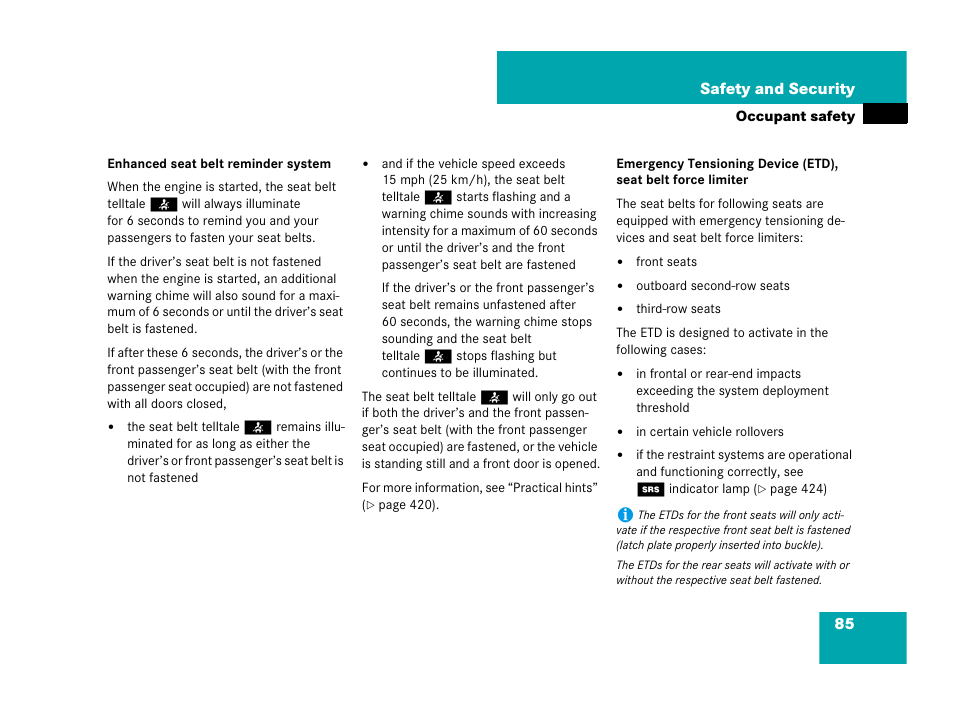 Mercedes-Benz R-Class 2008 Owners Manual User Manual | Page 86 / 569