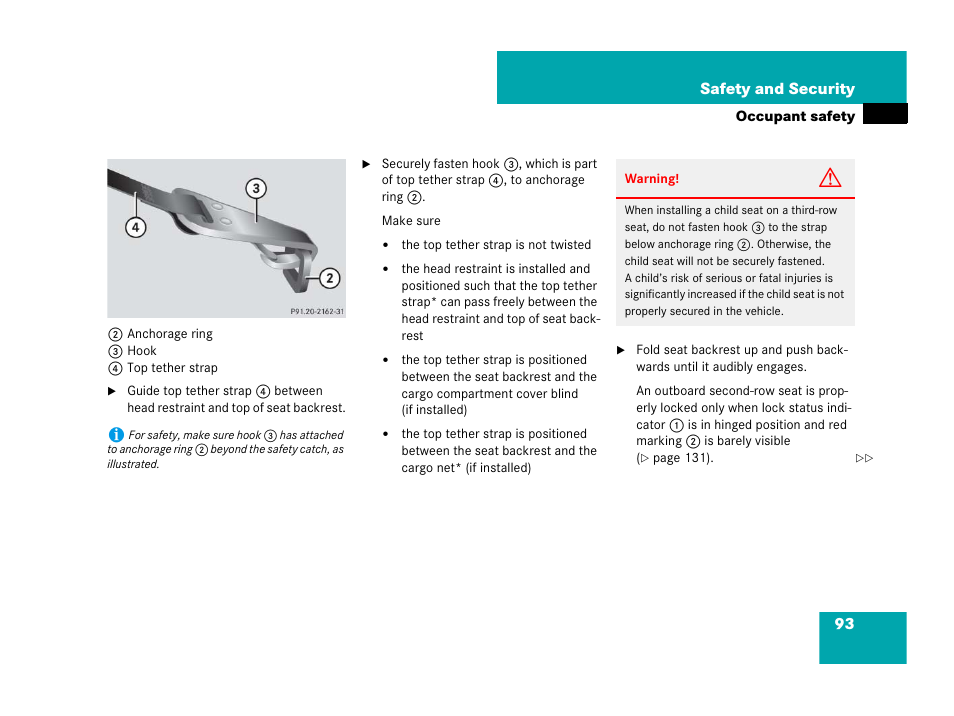 Mercedes-Benz R-Class 2008 Owners Manual User Manual | Page 94 / 569