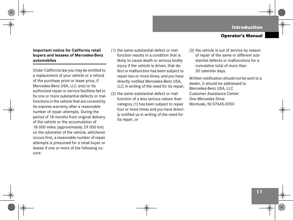 Mercedes-Benz GL-Class 2008 Owners Manual User Manual | Page 12 / 601
