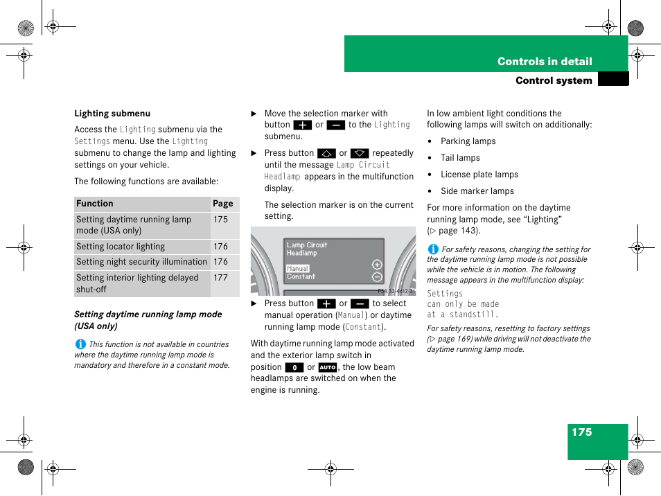 Mercedes-Benz GL-Class 2008 Owners Manual User Manual | Page 176 / 601