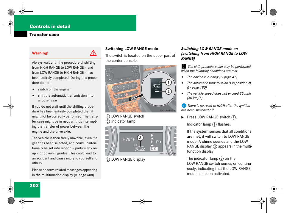 202 controls in detail | Mercedes-Benz GL-Class 2008 Owners Manual User Manual | Page 203 / 601