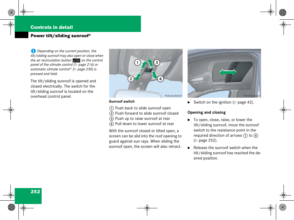 252 controls in detail | Mercedes-Benz GL-Class 2008 Owners Manual User Manual | Page 253 / 601