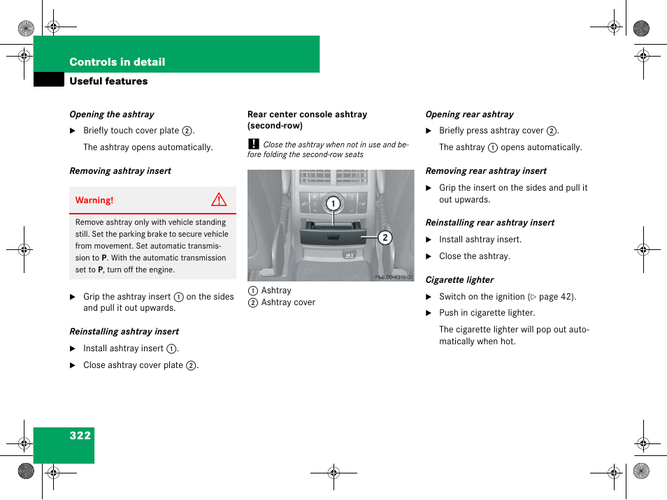 Mercedes-Benz GL-Class 2008 Owners Manual User Manual | Page 323 / 601