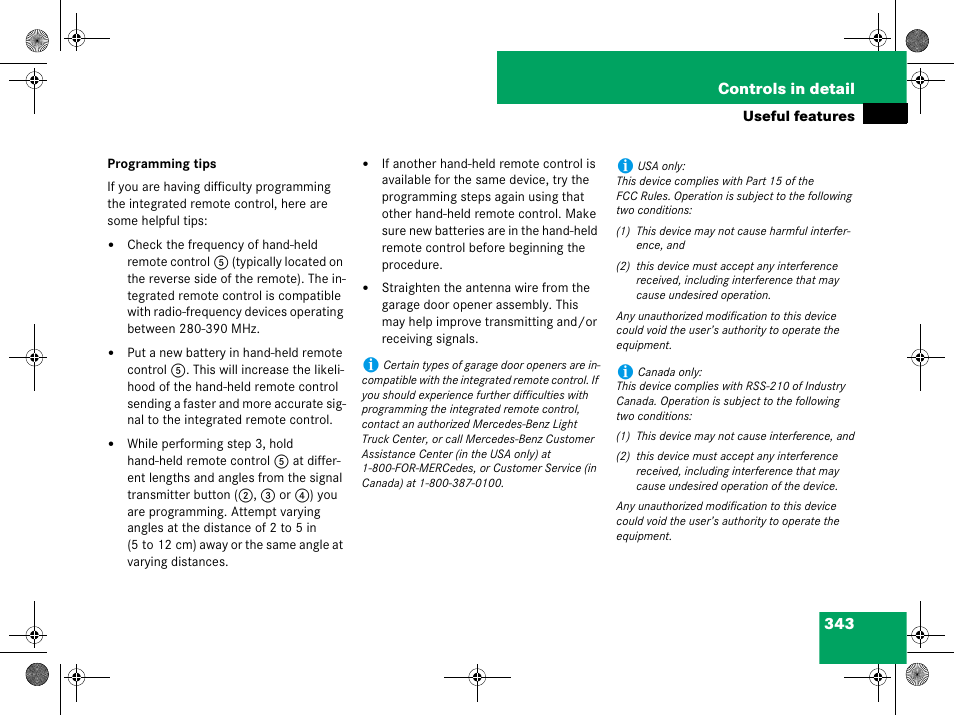 Mercedes-Benz GL-Class 2008 Owners Manual User Manual | Page 344 / 601