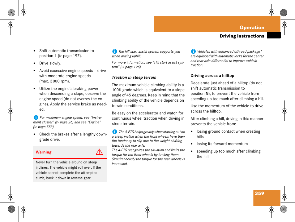 Mercedes-Benz GL-Class 2008 Owners Manual User Manual | Page 360 / 601