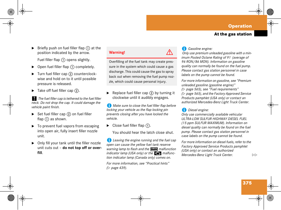 Mercedes-Benz GL-Class 2008 Owners Manual User Manual | Page 376 / 601