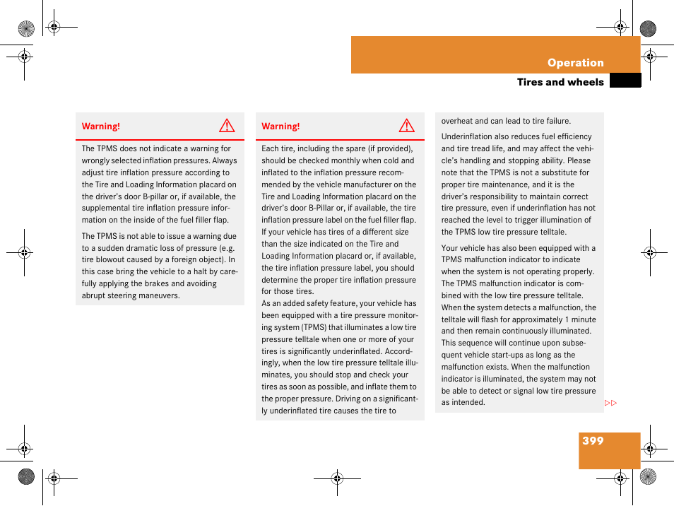 399 operation | Mercedes-Benz GL-Class 2008 Owners Manual User Manual | Page 400 / 601