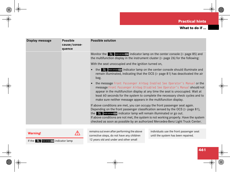 Mercedes-Benz GL-Class 2008 Owners Manual User Manual | Page 462 / 601