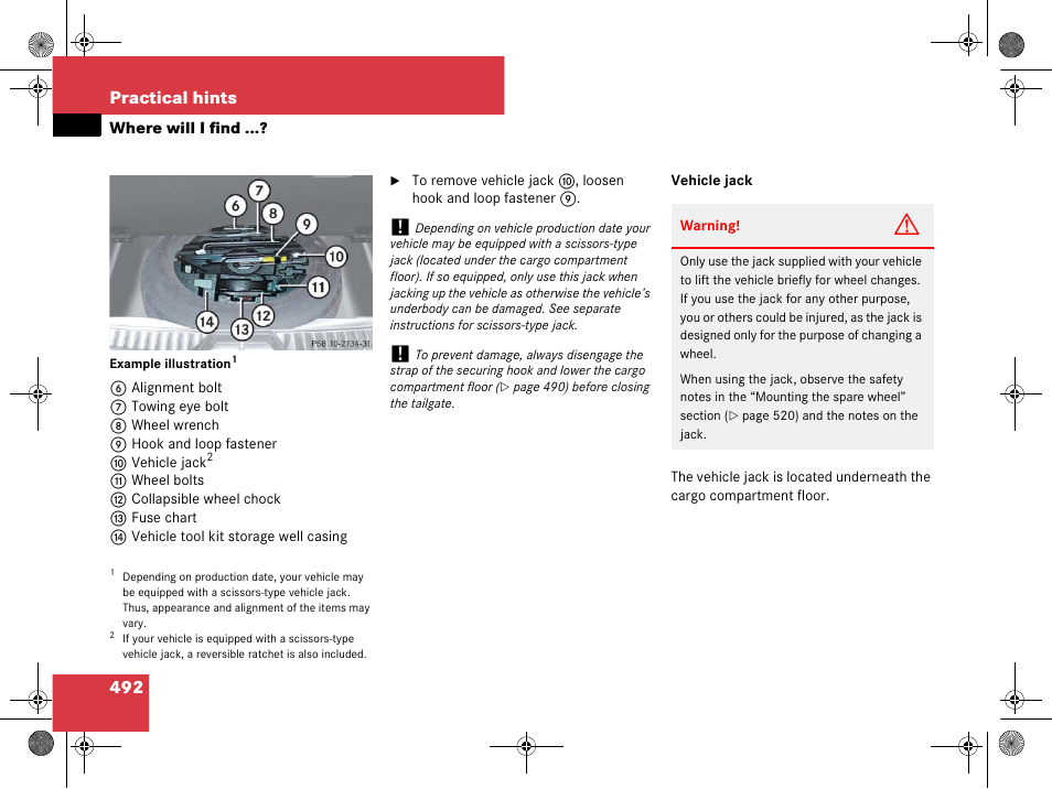 492 practical hints | Mercedes-Benz GL-Class 2008 Owners Manual User Manual | Page 493 / 601