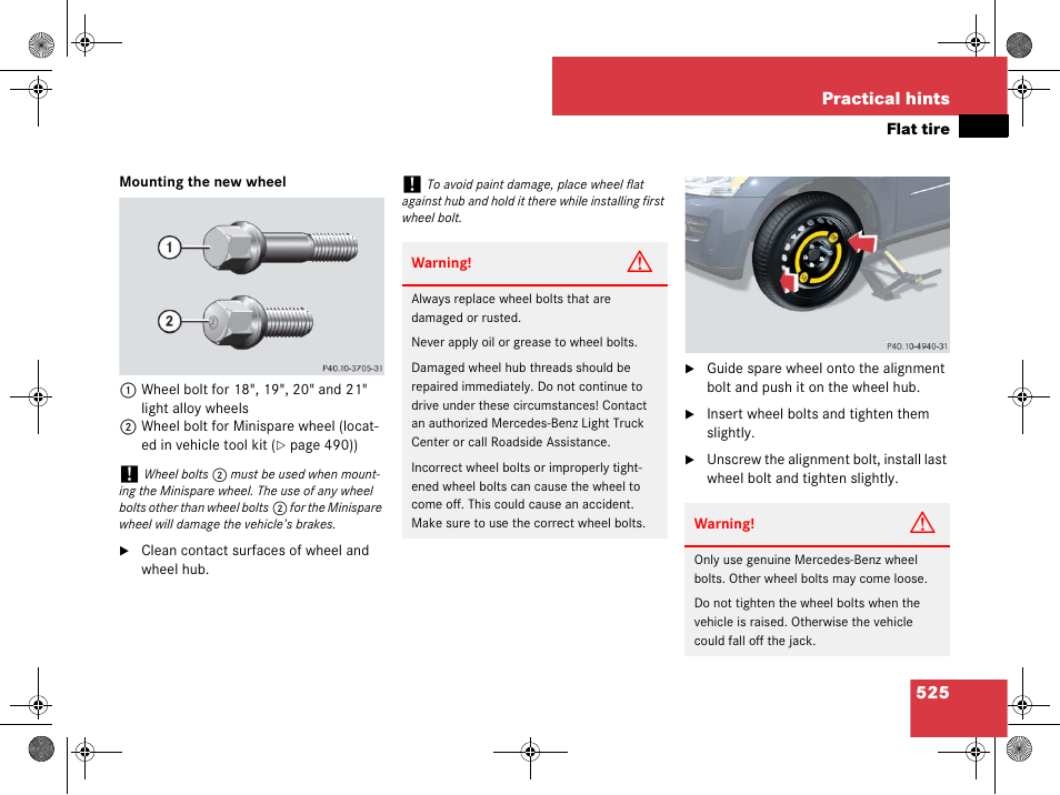 Mercedes-Benz GL-Class 2008 Owners Manual User Manual | Page 526 / 601