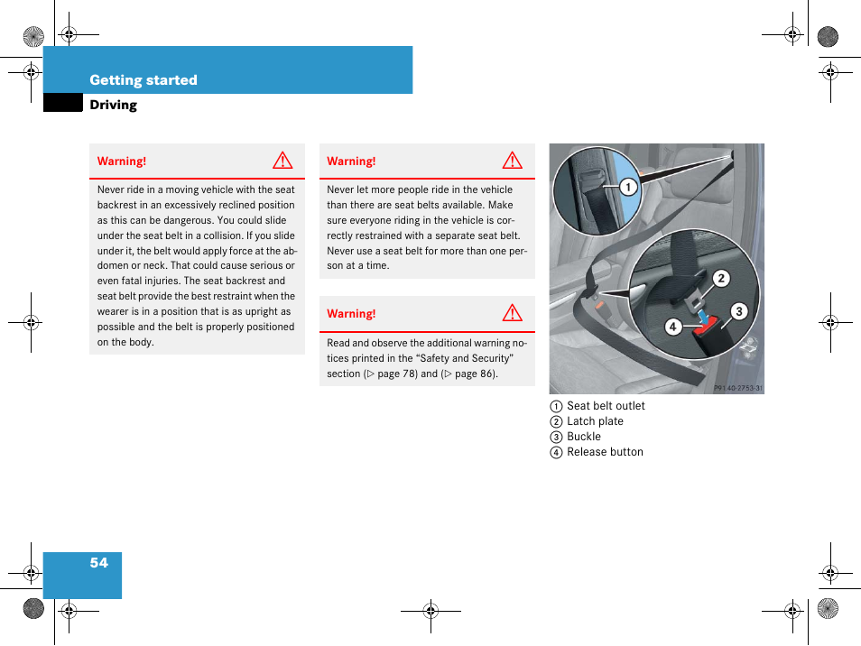 Mercedes-Benz GL-Class 2008 Owners Manual User Manual | Page 55 / 601