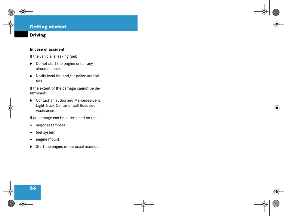 66 getting started | Mercedes-Benz GL-Class 2008 Owners Manual User Manual | Page 67 / 601