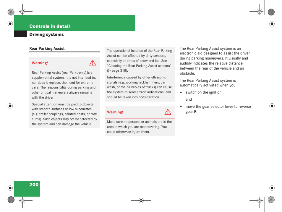 Mercedes-Benz G-Class 2008 Owners Manual User Manual | Page 201 / 457