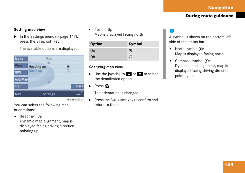Settings, 149 navigation | Mercedes-Benz G-Class 2008 COMAND Manual User Manual | Page 149 / 192