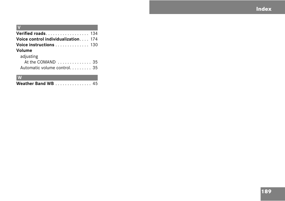 Mercedes-Benz G-Class 2008 COMAND Manual User Manual | Page 189 / 192